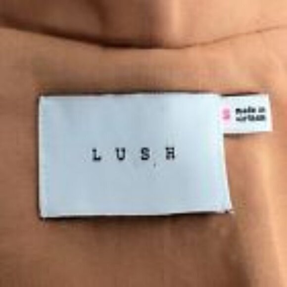 Lush Womens Apricot Long Sleeve Single-Breasted Two-Button Blazer Size Small - Picture 9 of 10